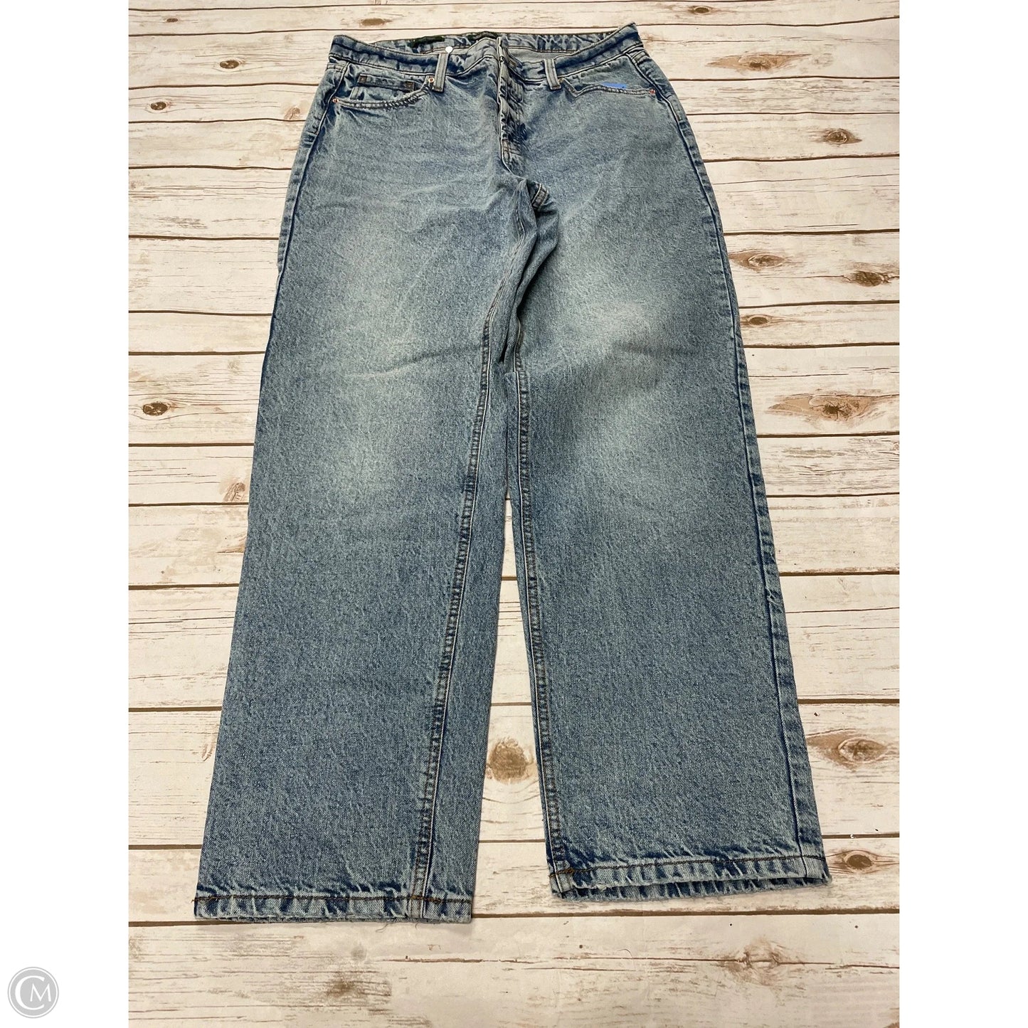 Jeans Straight By Wild Fable In Blue Denim, Size: 12