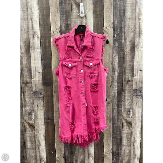 Vest Other By American Bazi In Pink, Size: M