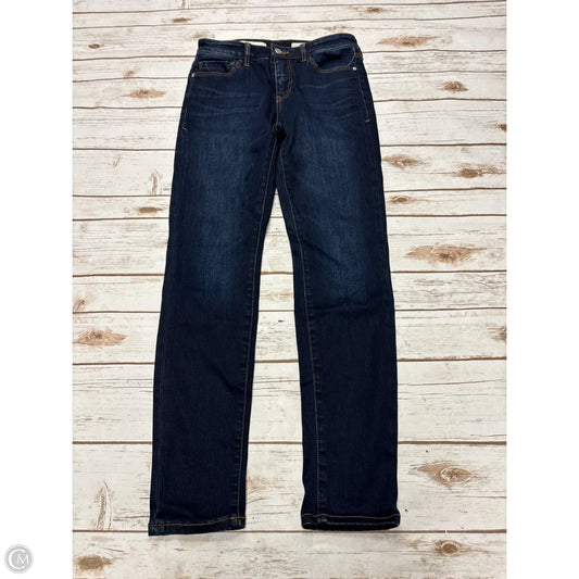 Jeans Straight By Pilcro In Blue Denim, Size: 4