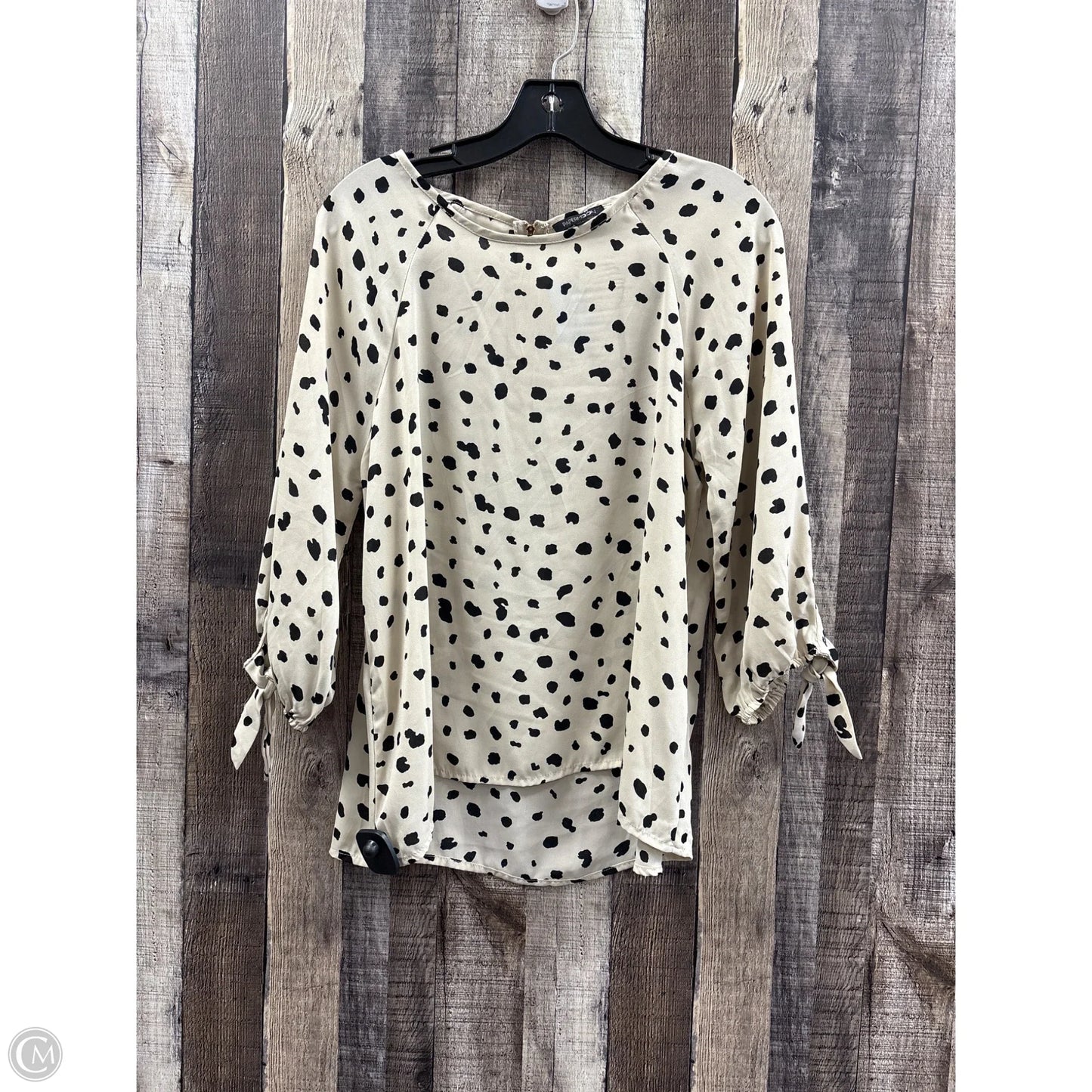 Top 3/4 Sleeve By Papermoon In Tan, Size: M