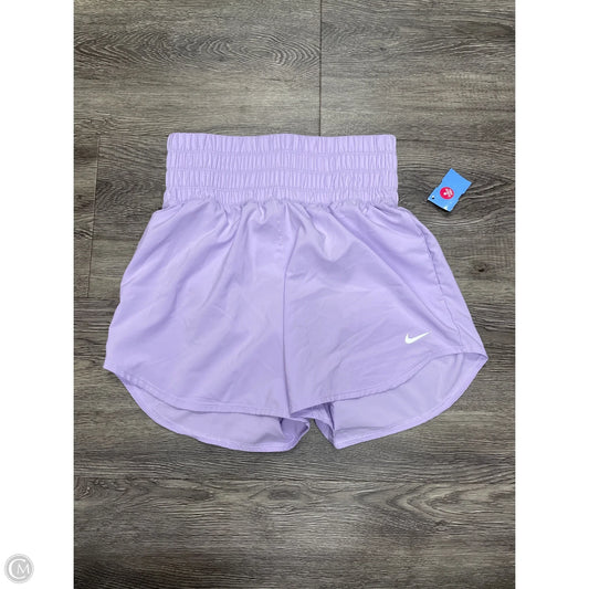 Athletic Shorts By Nike In Purple, Size: S