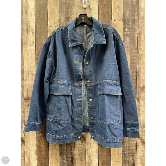 Jacket Denim By Cmf In Blue Denim, Size: M