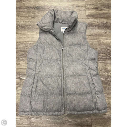Vest Puffer & Quilted By Old Navy In Grey, Size: M