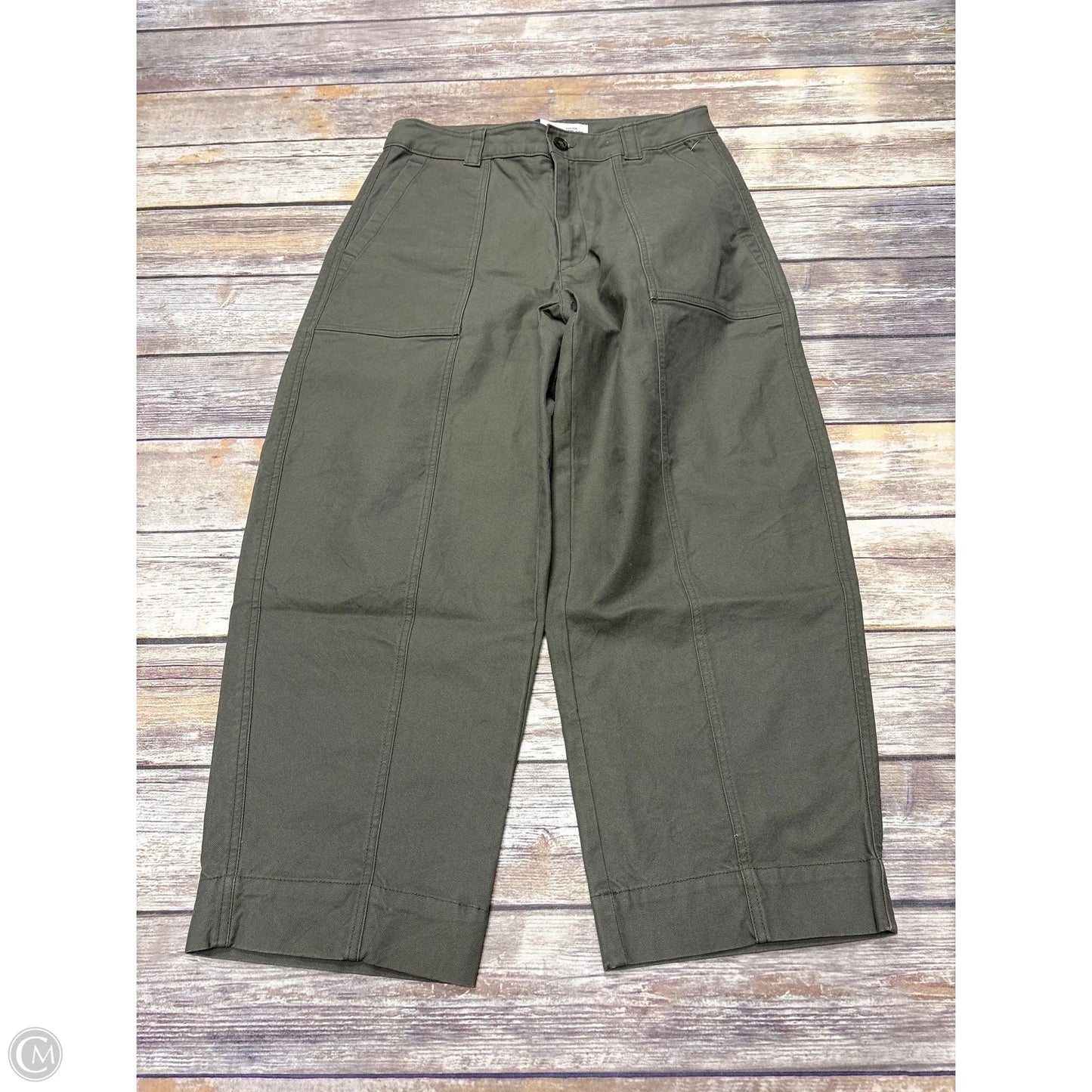Pants Wide Leg By Old Navy In Green, Size: 10
