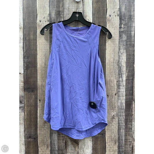 Athletic Tank Top By Lululemon In Purple, Size: S