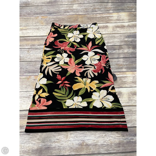Skirt Maxi By Chicos In Floral Print, Size: S