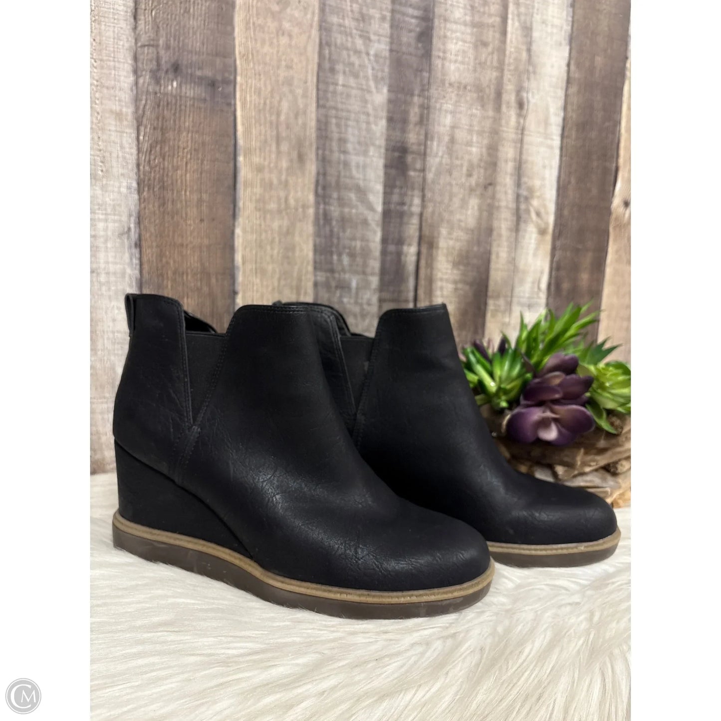 Boots Ankle Flats By Dr Scholls In Black, Size: 9