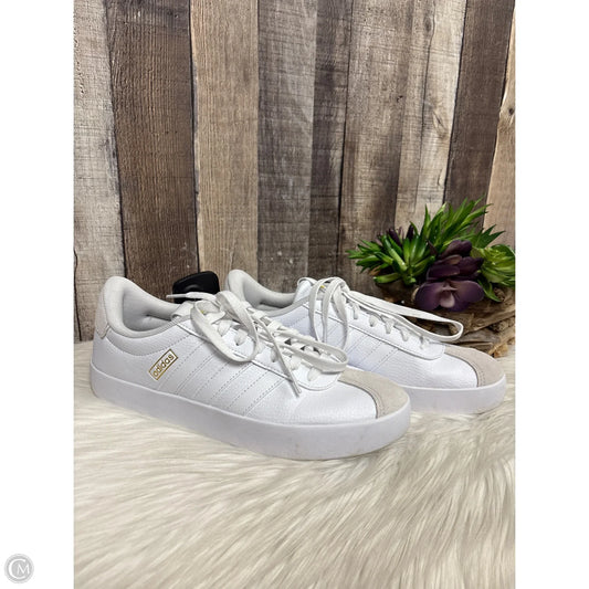 Shoes Athletic By Adidas In White, Size: 9