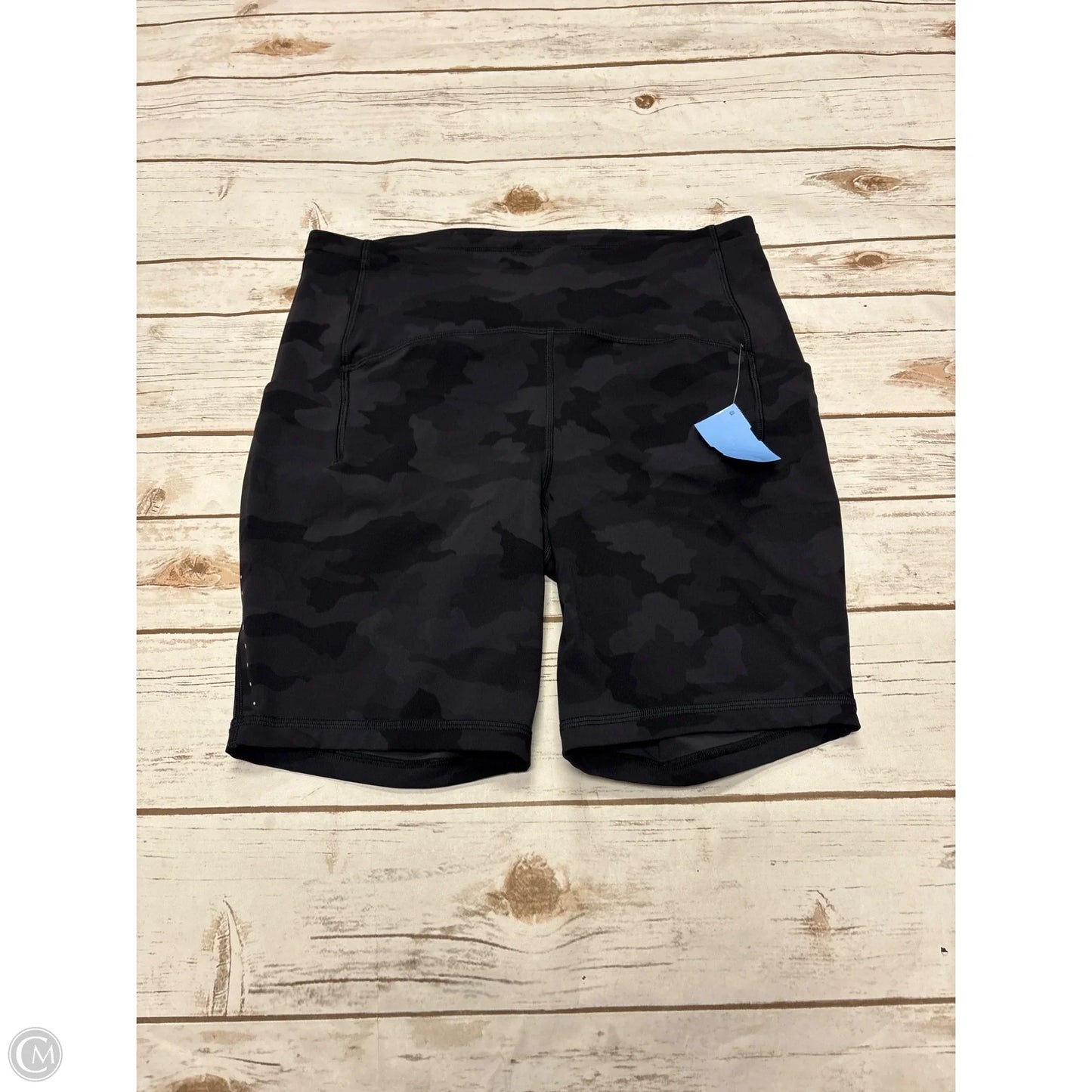 Athletic Shorts By Lululemon In Camouflage Print, Size: 10