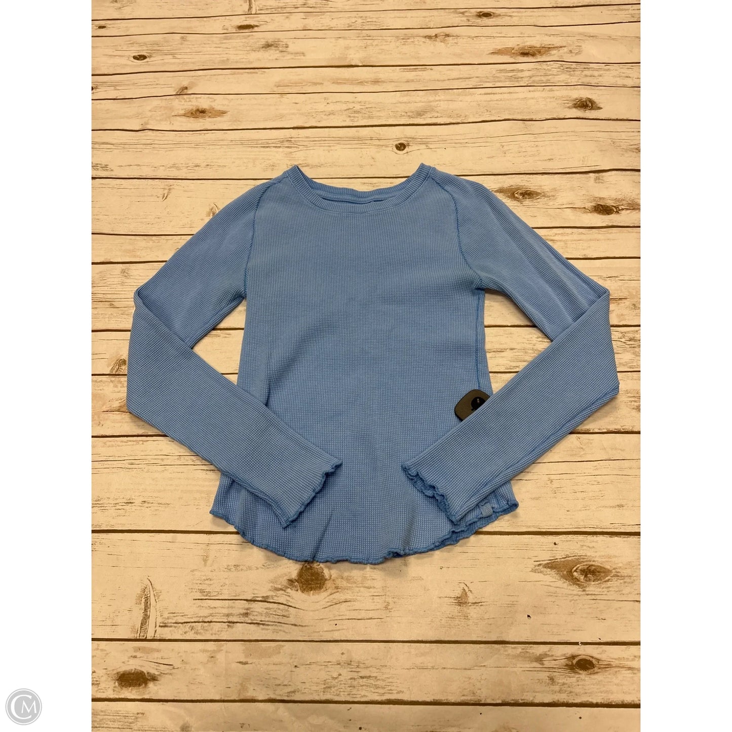 Top Long Sleeve By We The Free In Blue, Size: M