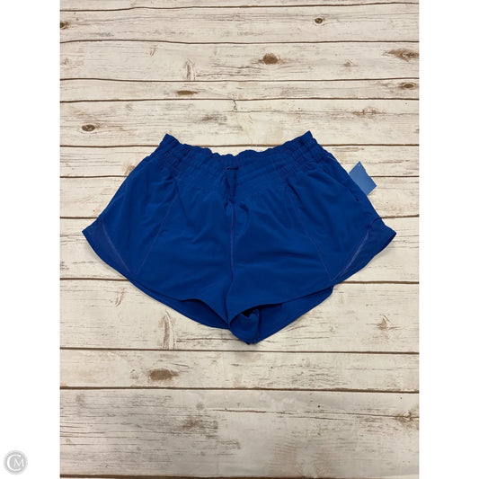 Athletic Shorts By Lululemon In Blue, Size: 8