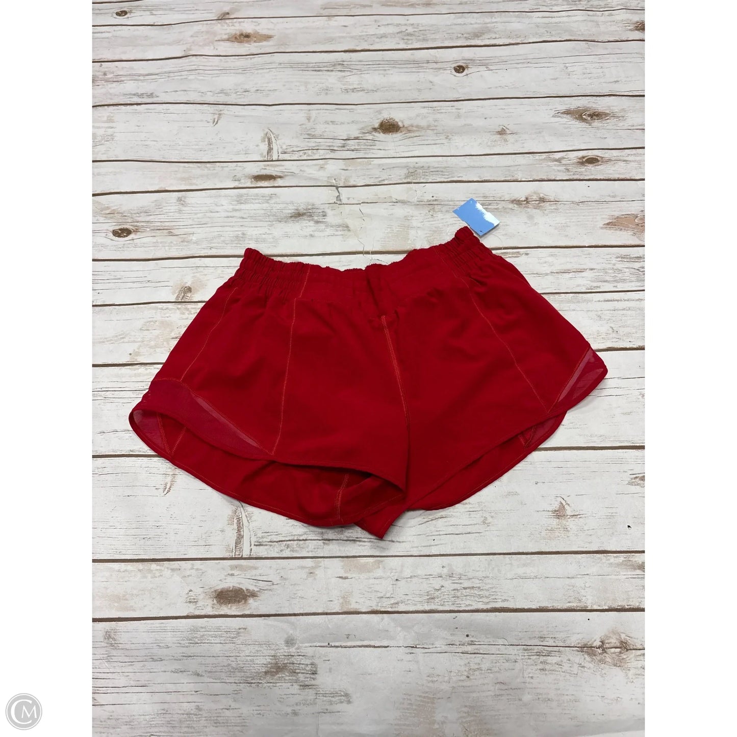 Athletic Shorts By Lululemon In Red, Size: 0