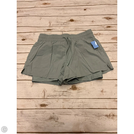 Athletic Shorts By Spyder In Green, Size: L