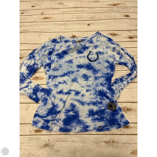 Top Long Sleeve By Nfl In Tie Dye Print, Size: L