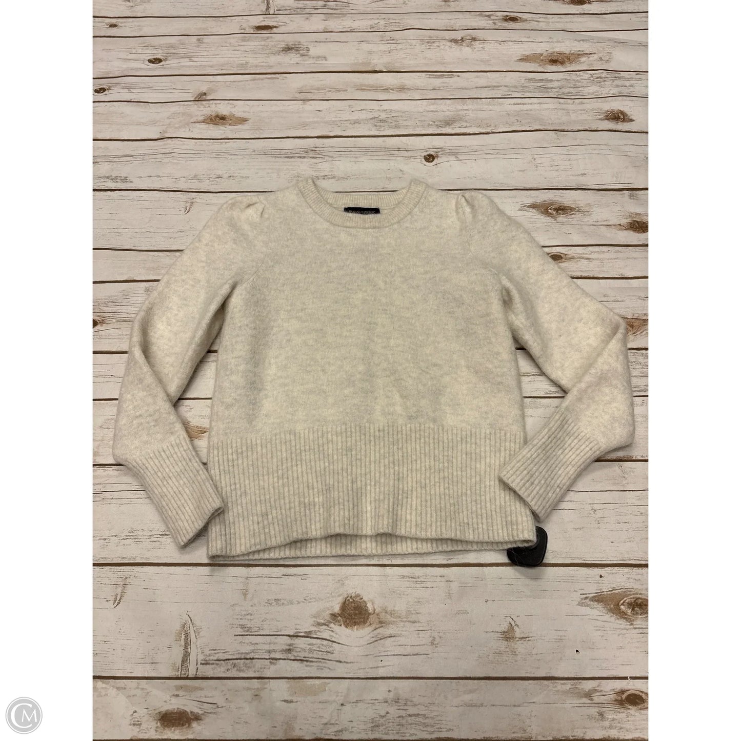 Sweater By Banana Republic In Ivory, Size: S
