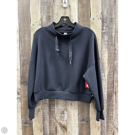 Top Long Sleeve By Spanx In Navy, Size: Xs