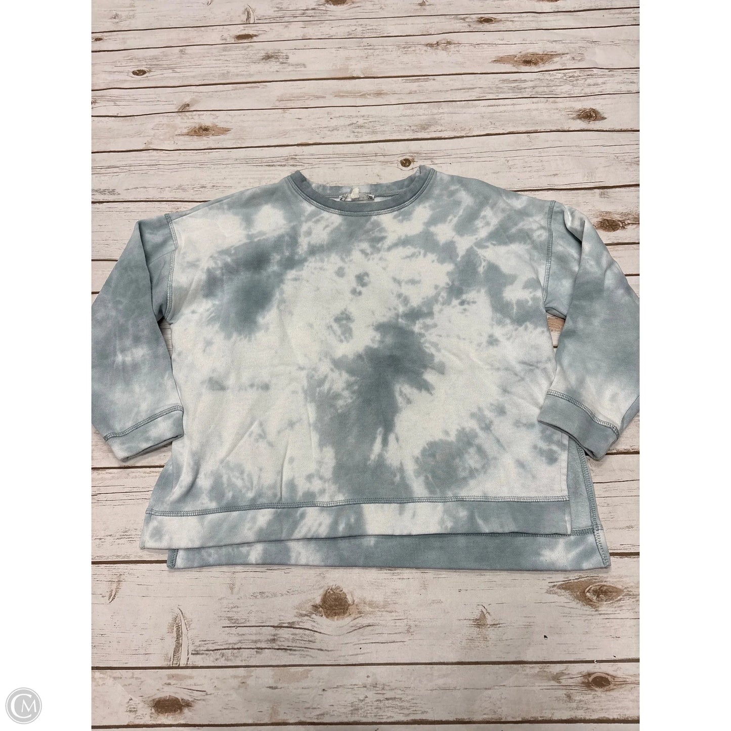 Sweatshirt Crewneck By Pink Rose In Tie Dye Print, Size: M