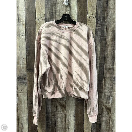 Sweatshirt Crewneck By Good American In Tie Dye Print, Size: L