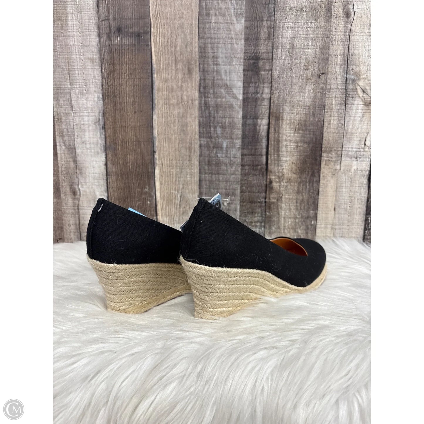 Shoes Heels Wedge By J. Crew In Black & Tan, Size: 8.5