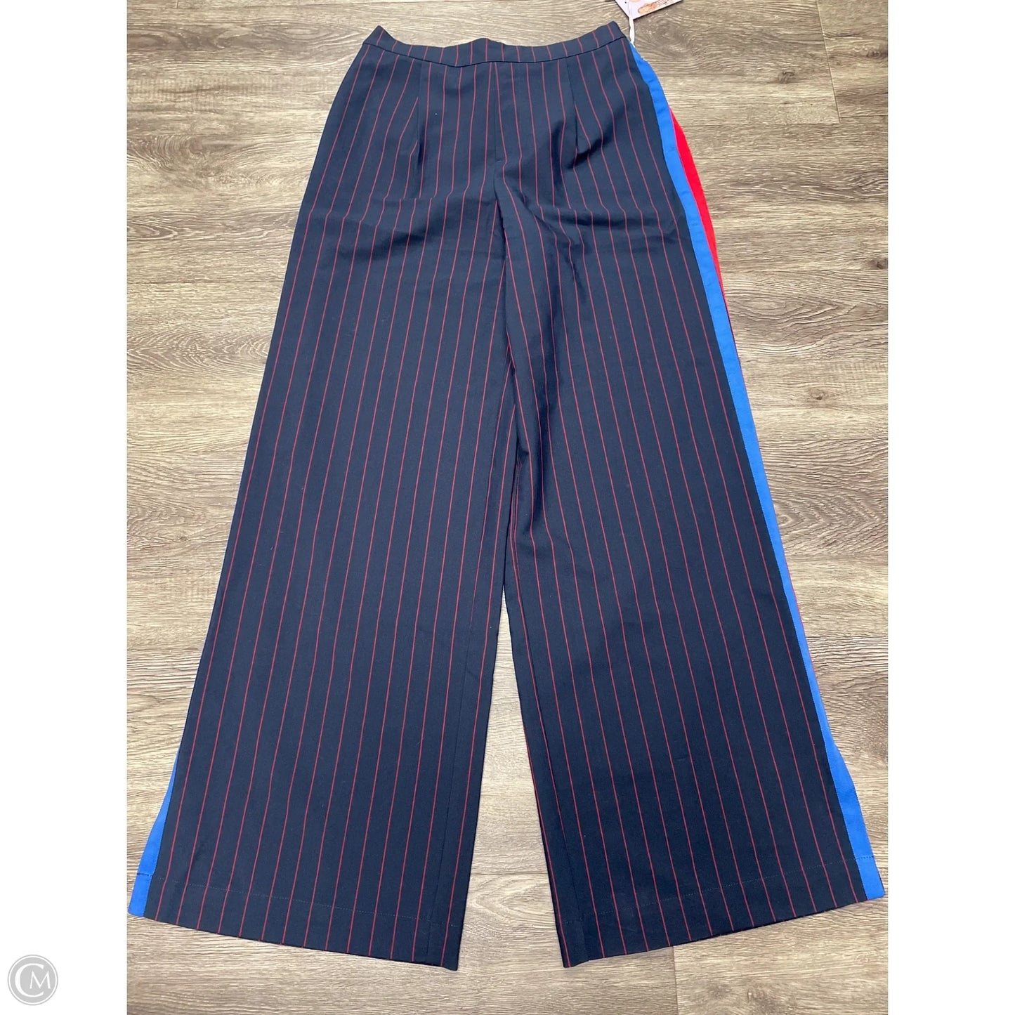 Pants Wide Leg By Cmb In Navy, Size: S