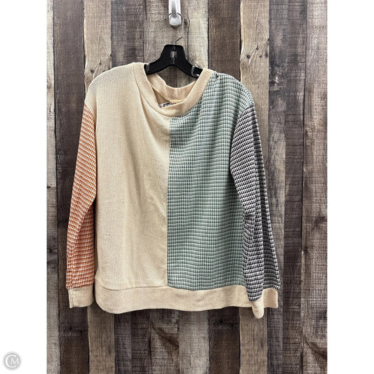 Top Long Sleeve By Haptics In Multi-colored, Size: S