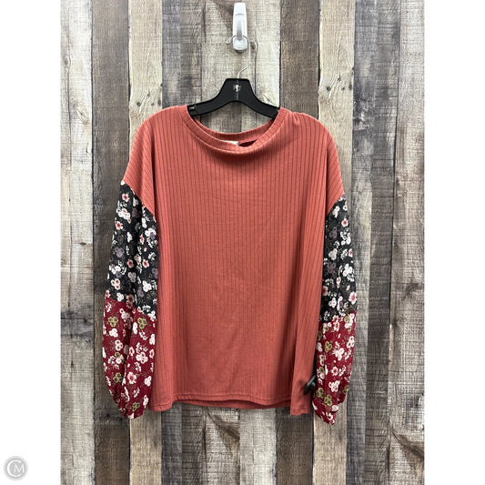 Top Long Sleeve By Haptics In Multi-colored, Size: S