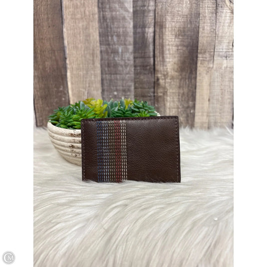 Wallet Leather By Fossil, Size: Small