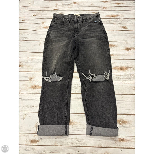 Jeans Straight By Madewell In Grey Denim, Size: 8