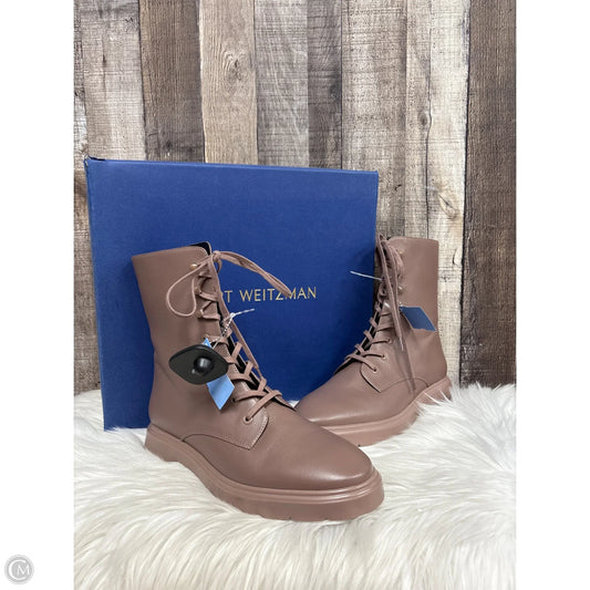 Boots Designer By Stuart Weitzman In Tan, Size: 7.5