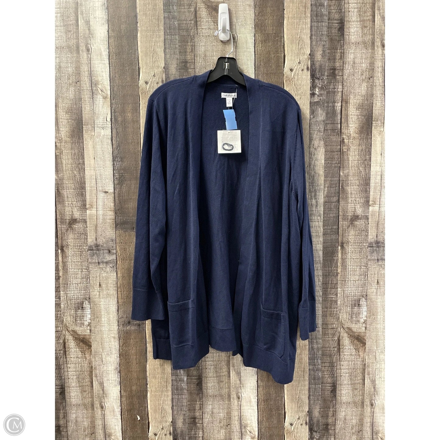 Cardigan By Croft And Barrow In Navy, Size: 4