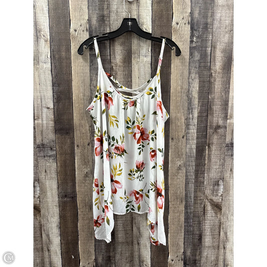 Top Sleeveless By Torrid In Floral Print, Size: Xl