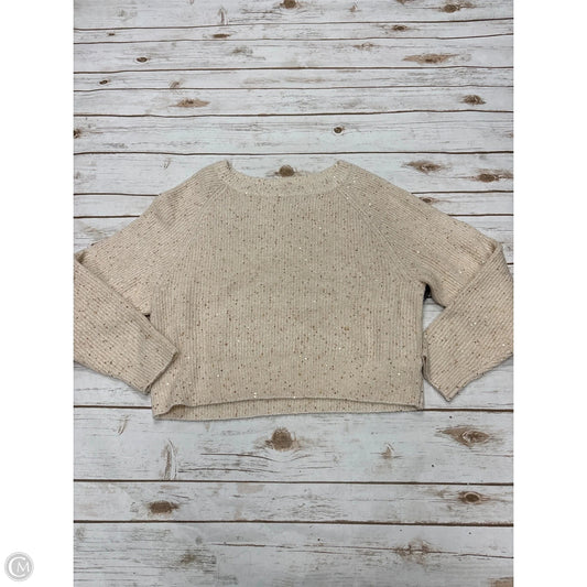 Sweater By Express In Cream, Size: M
