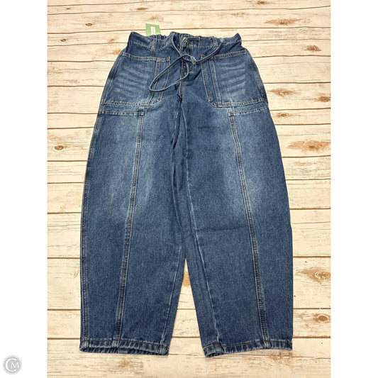 Jeans Wide Leg By Cme In Blue Denim, Size: L