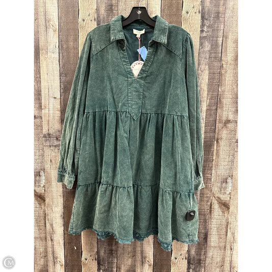 Dress Casual Midi By Umgee In Green, Size: L