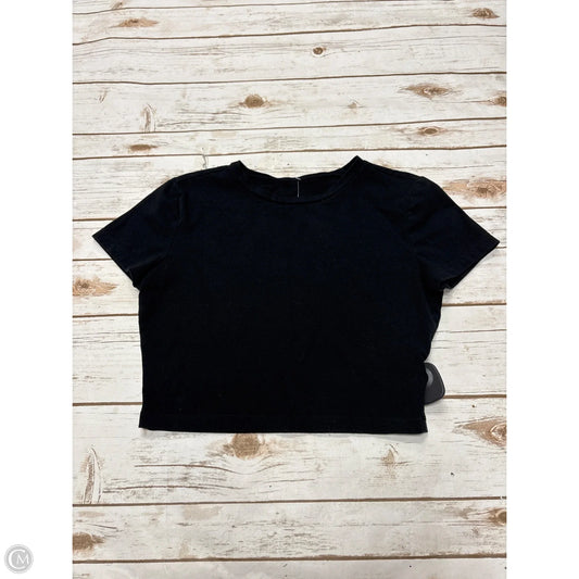 Top Short Sleeve By Wild Fable In Black, Size: M