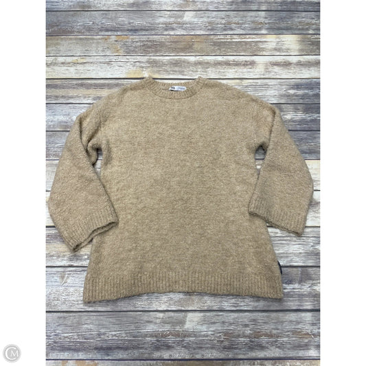 Sweater By Zara In Tan, Size: M