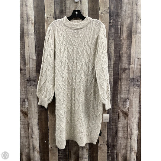 Dress Sweater By Ophelia Roe In Tan, Size: 1x