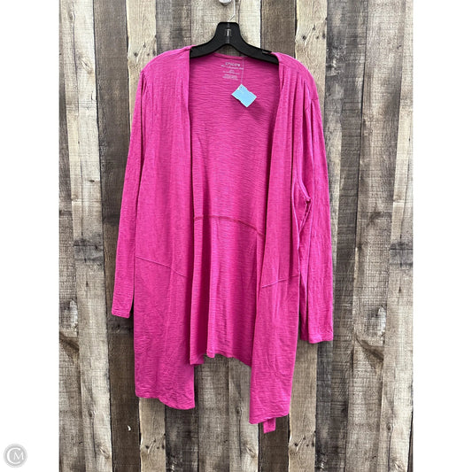 Cardigan By Chicos In Pink, Size: L