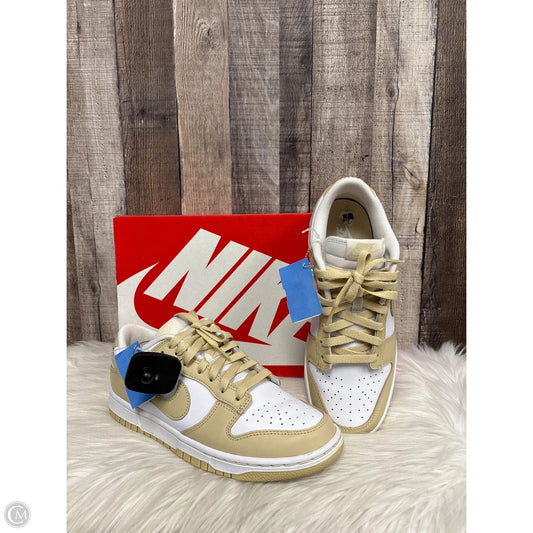 Shoes Athletic By Nike In Tan & White, Size: 7