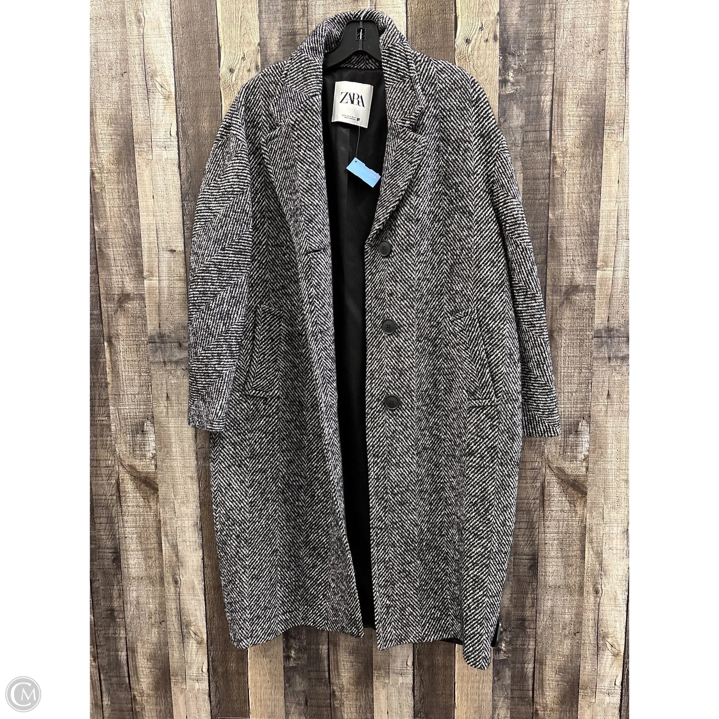 Coat Other By Zara In Black, Size: M