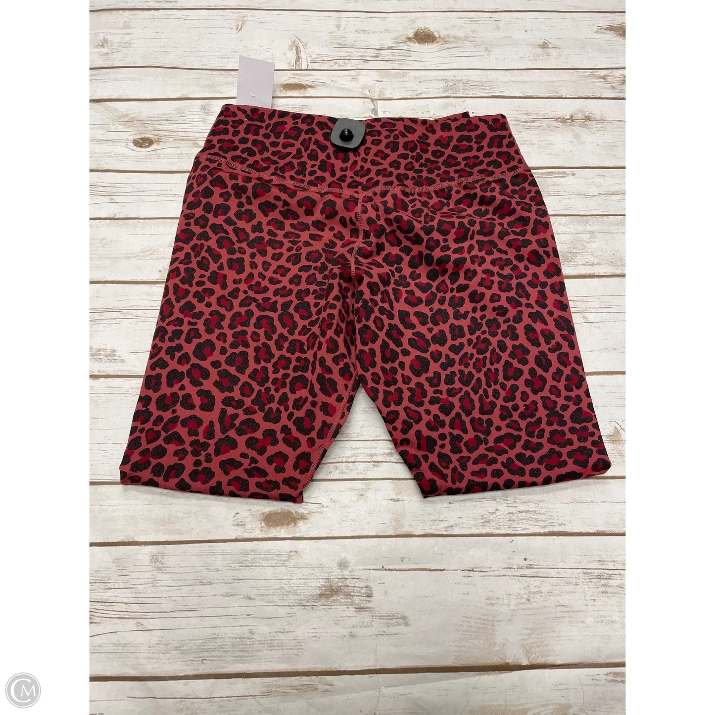 Athletic Leggings By Nike In Red, Size: L