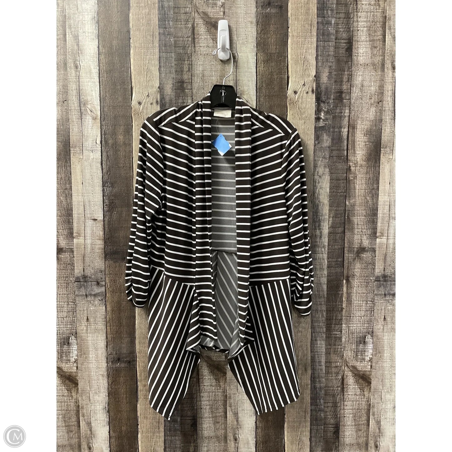 Cardigan By Chicos In Brown & White, Size: M