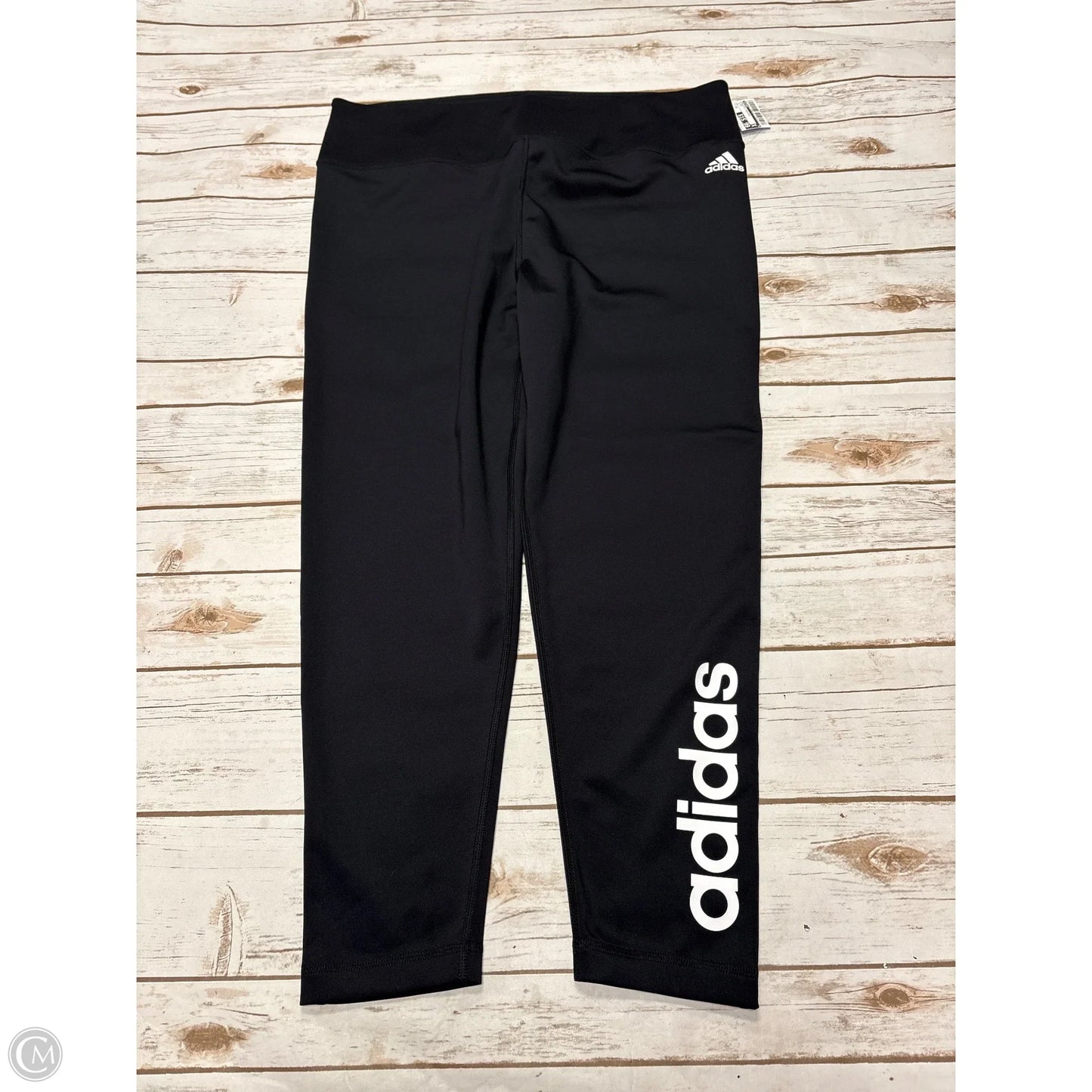 Athletic Leggings By Adidas In Black, Size: 2x