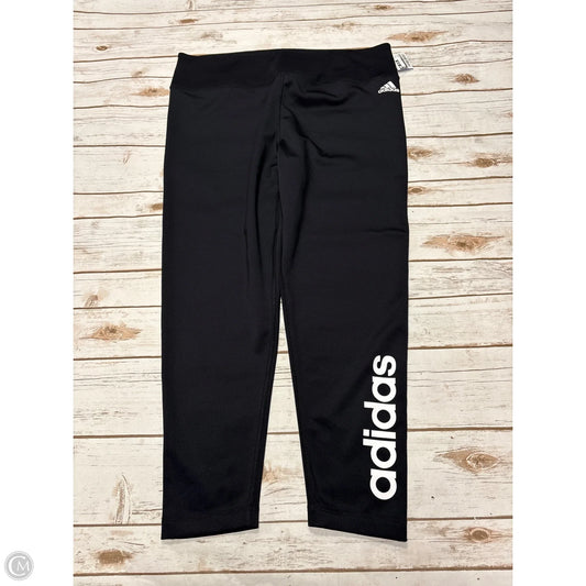 Athletic Leggings By Adidas In Black, Size: 2x