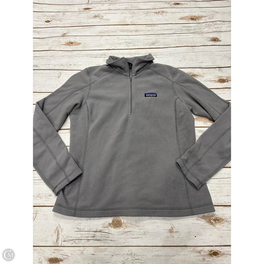 Athletic Jacket By Patagonia In Grey, Size: M