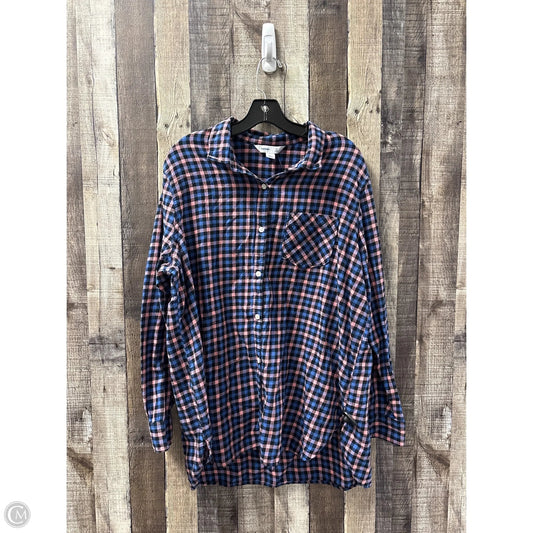 Top Long Sleeve By Old Navy In Multi-colored, Size: Xxl