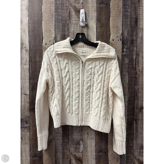 Sweater Cardigan By Hippie Rose In White, Size: S