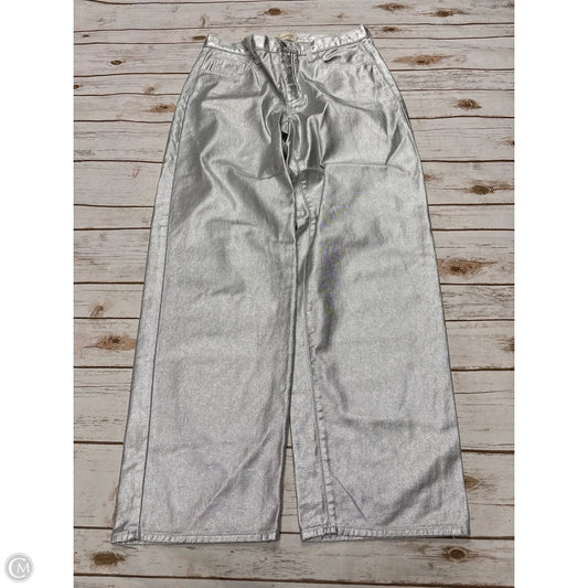 Jeans Wide Leg By Universal Thread In Silver, Size: 6
