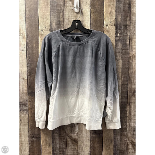 Sweatshirt Crewneck By Lucky Brand In Grey, Size: Xl