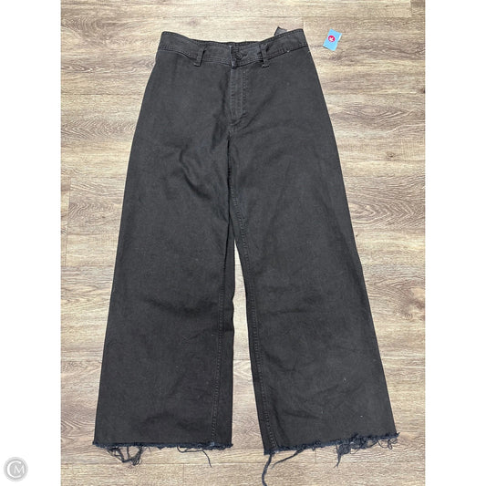 Jeans Wide Leg By Zara In Black, Size: 12